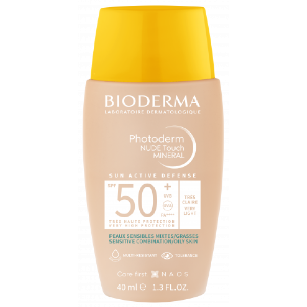 PHOTODERM NUDE TOUCH FLUIDO PROTECT SOLAR MINERAL SPF50+ CLARO 40ML